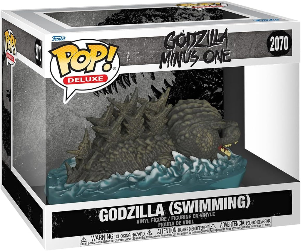 Funko Pop! Deluxe: Godzilla Minus One - Godzilla (Natación) - Figura de vinilo coleccionable - Idea de regalo - Producto oficial - Juguetes para niños y adultos - Fans de terror/ciencia ficción