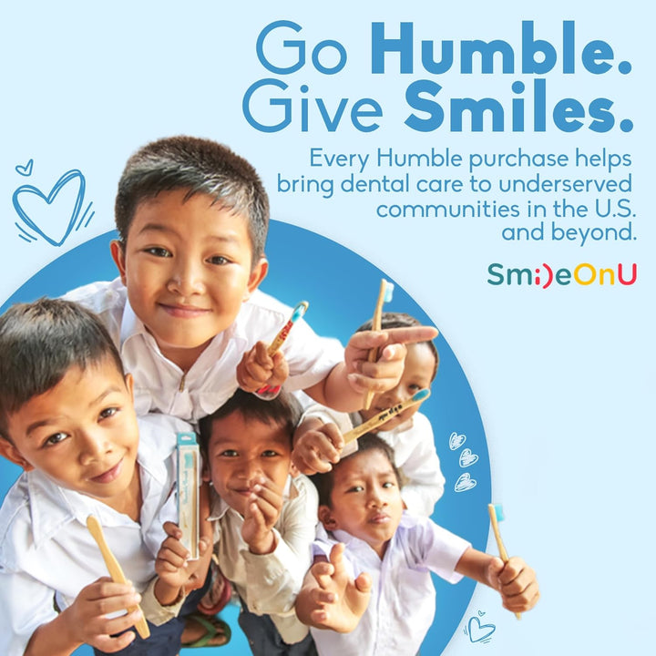 The Humble Co. Tabletas masticables blanqueadoras de dientes, sabor...