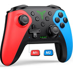 Controlador inalámbrico de cambio (Wireless Switch Controller) para Nintendo Switch/Switch 2/Lite/OLED, controlador Switch con sensación táctil de ratón en los botones traseros, Pro Controller extra con activación/despertar, programable