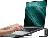 JCZT Soporte de aluminio para laptop, soporte para portátil con rep...