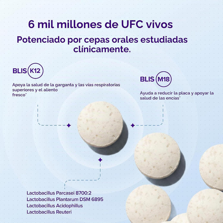 Burst Probióticos dentales (45 unidades) | Probióticos orales para...