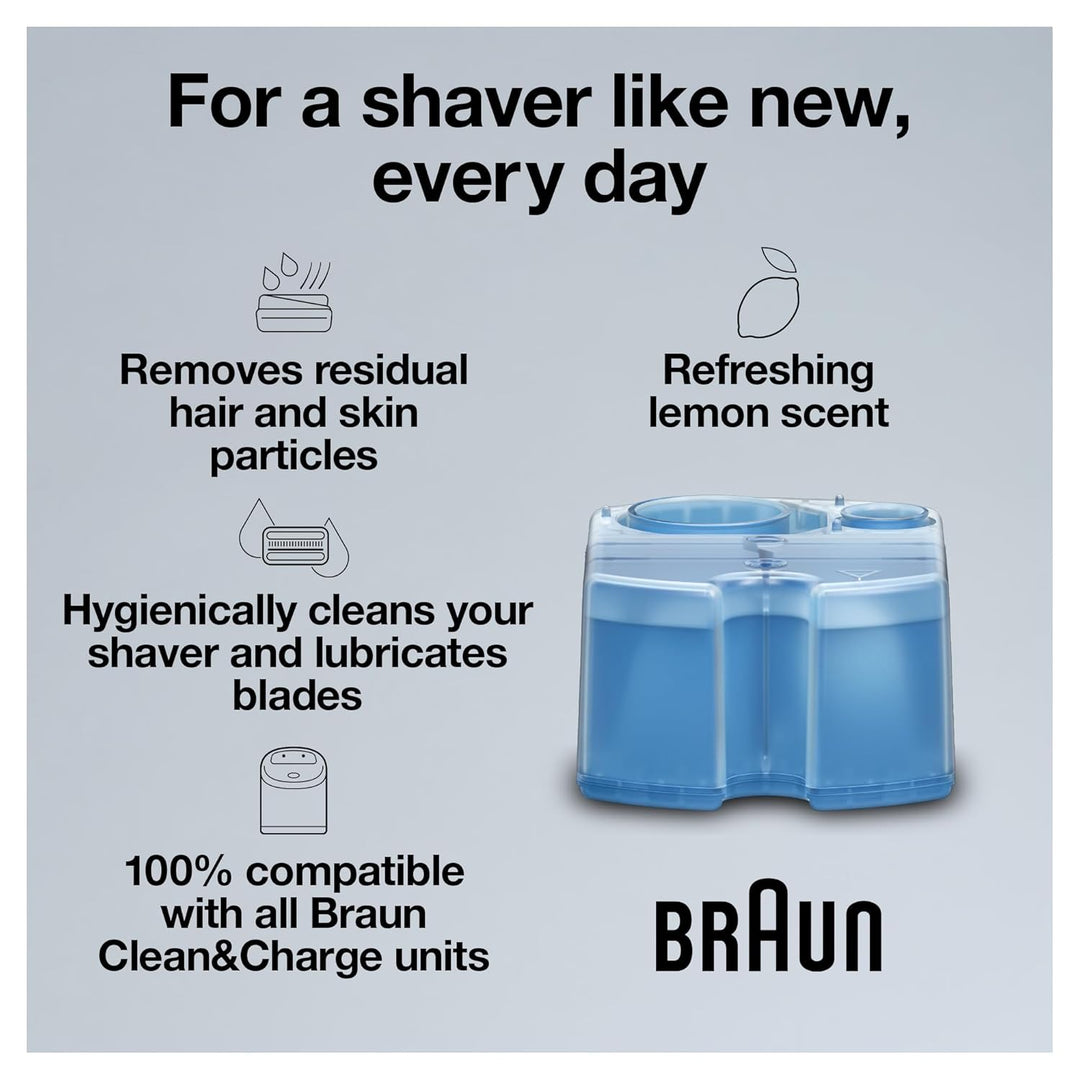 Braun Clean Renew - Cartuchos de repuesto CCR solución