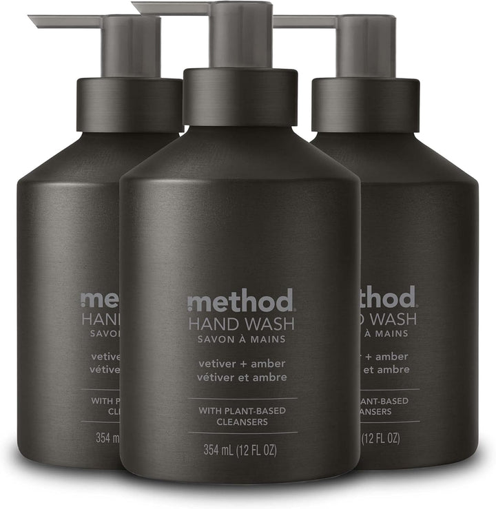 Method Jabón de manos en gel, vetiver + ámbar, botella de aluminio...