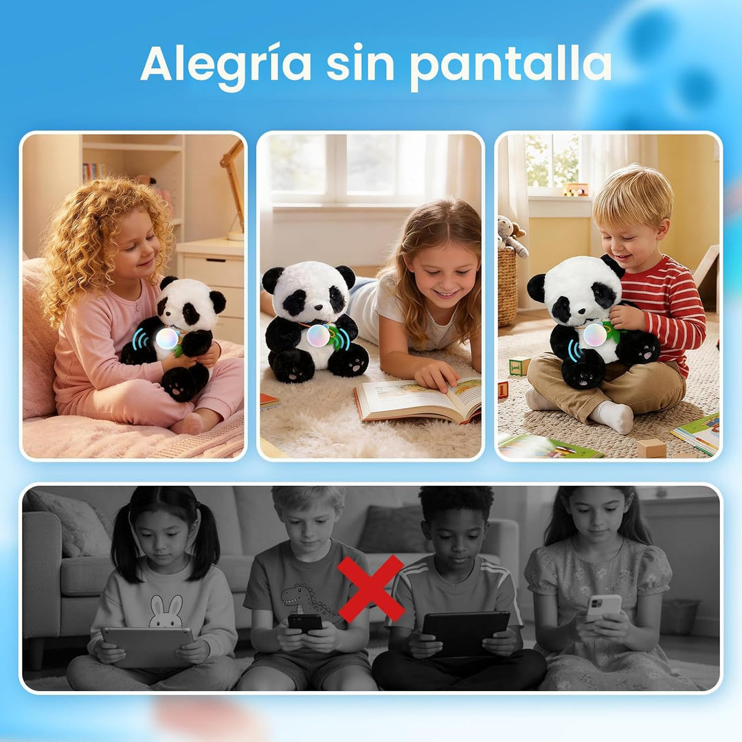 Juguetes de IA para niños, panda interactivo de peluche para niños,...