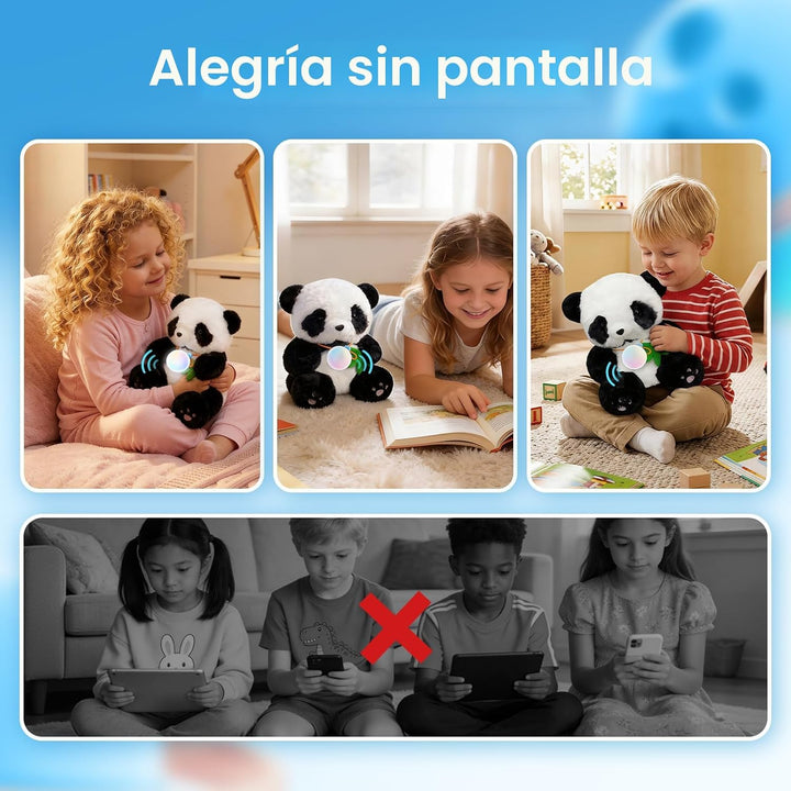 Juguetes de IA para niños, panda interactivo de peluche para niños,...