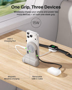 Belkin Stage PowerGrip - Empuñadura magnética de carga inalámbrica para