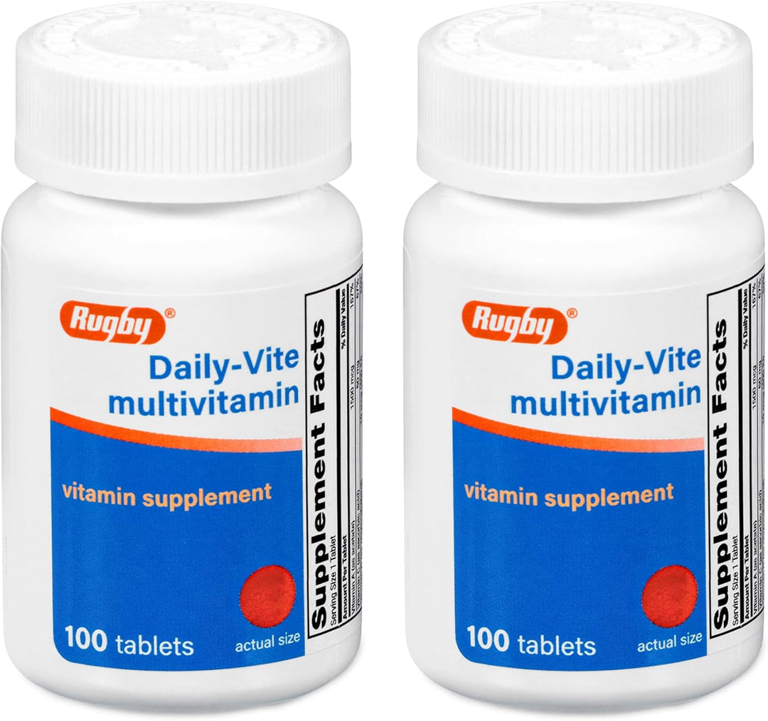 Rugby Daily-Vite Multivitamin - Suplemento vitamínico diario - 100...