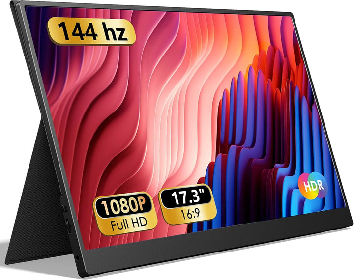 ForHelp Monitor Portátil de 17.3 Pulgadas 1080P FHD 144Hz Monitor d...