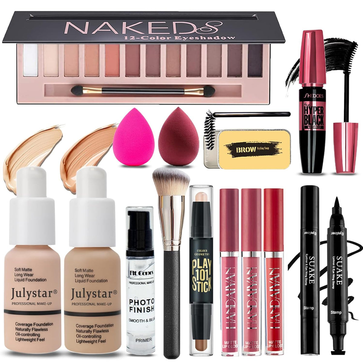 Kit completo de maquillaje todo en uno para mujeres, juego de maqui...