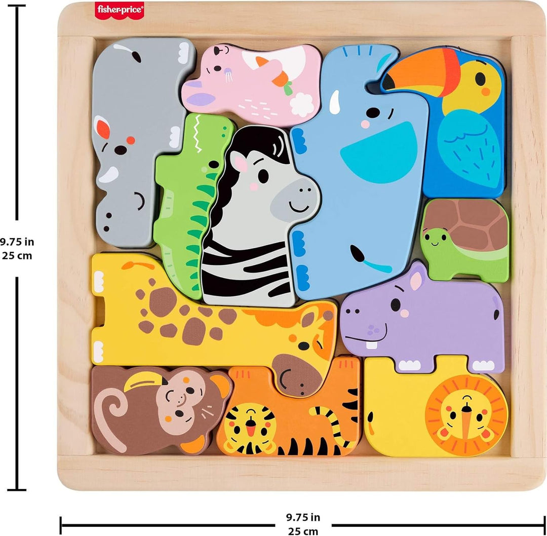 Fisher-Price Rompecabezas de madera para niños pequeños 13