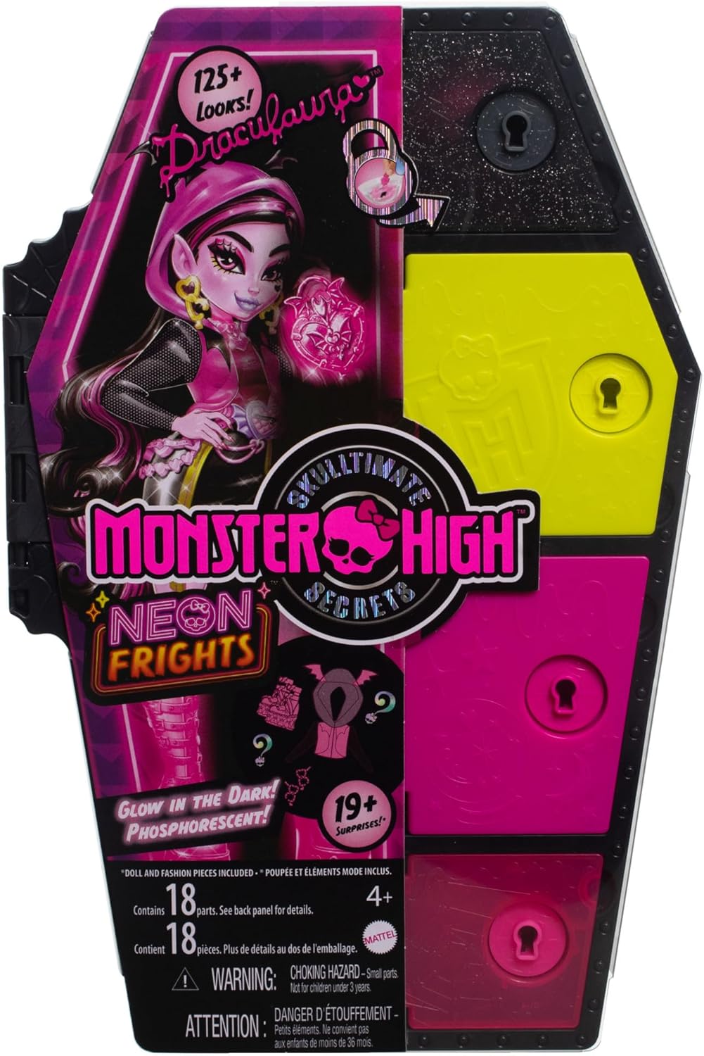 Monster High Skulltimate Secrets Neon Frights Muñeca y Accesorios,...