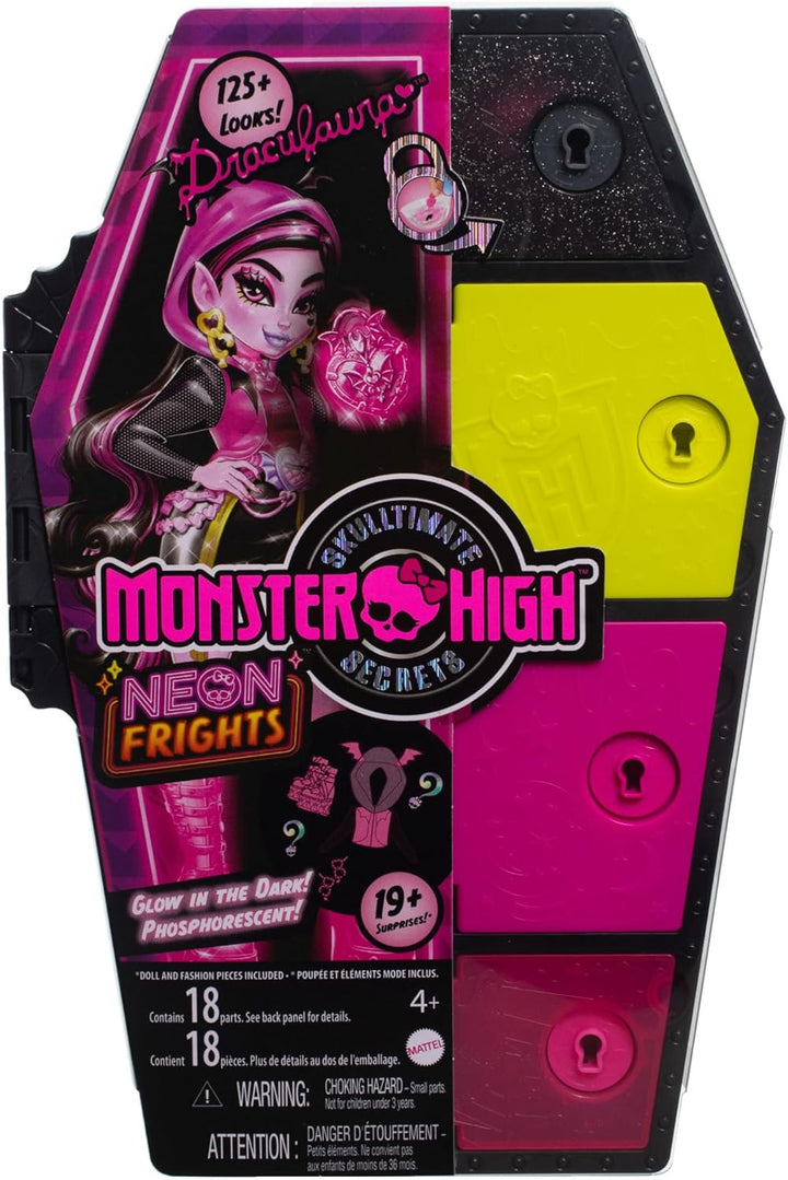 Monster High Skulltimate Secrets Neon Frights Muñeca y Accesorios,...