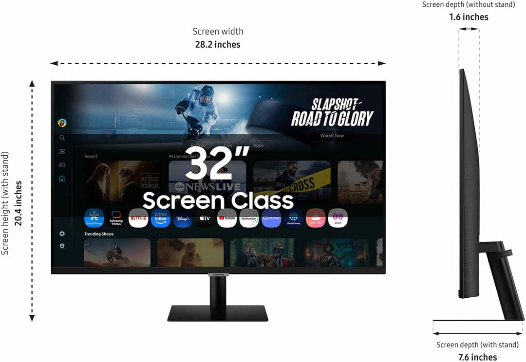 Samsung 32" M7 (M70F) Series 4K UHD Monitor inteligente | Samsung V...