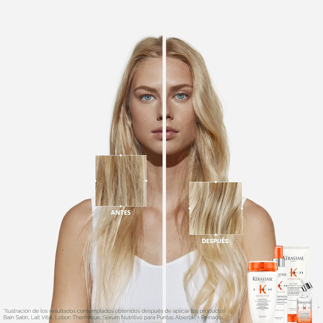 Champú Kerastase Nutritive Bain Satin | Limpia suavemente y repone...