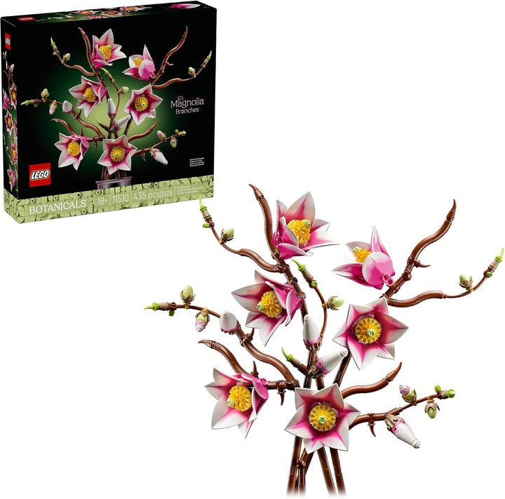 LEGO Botanicals Magnolia Branches - Juego de construcción para adul...