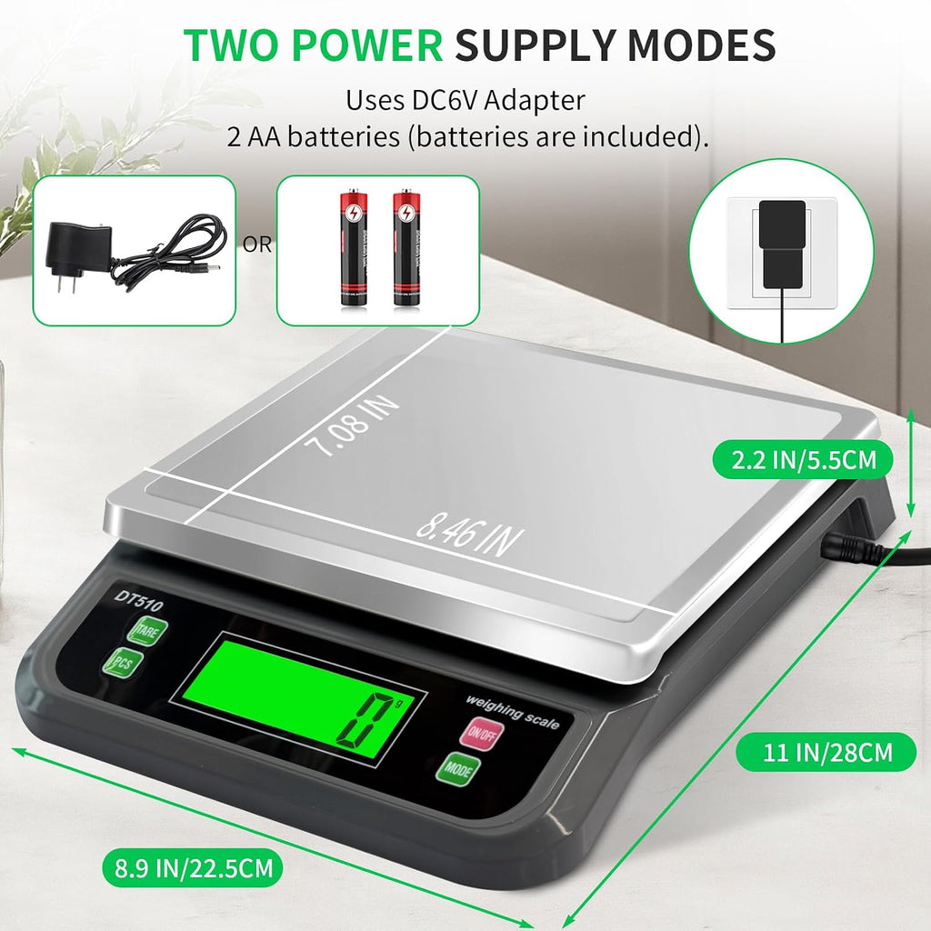 Stee inoxidable grande de la escala 88.2 lbs de la cocina de Digitaces con