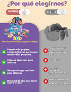 KLT Juguetes para ansiedad a granel para adultos: paquete de 50 unidades de textura de piedra preocupante – Fidgets a granel para premios de estudiantes en el aula – Juguetes silenciosos para aliviar