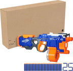 Nerf HyperFire Elite Blaster motorizado, tambor de 25 dardos, dispara hasta 5 dardos por segundo, incluye 25 dardos oficiales Elite (exclusivo de Amazon)