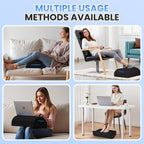 Lámpara TranquilRelax Reposapiés debajo del escritorio, taburete ajustable de 3