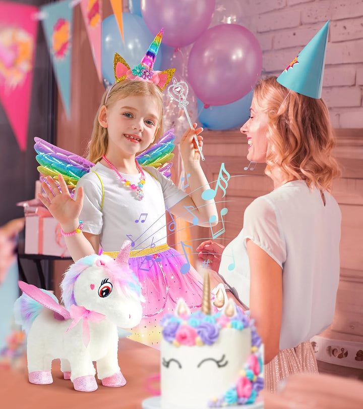 SOLIEHOO Juguetes de unicornio para niñas de 4 a 6 años, regalos de...