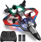 4DRC Aviones RC con control remoto para niños, aviones de control remoto de espuma para niños, adultos principiantes, helicópteros de combate a control remoto para niños y adultos, giro de 360° fácil