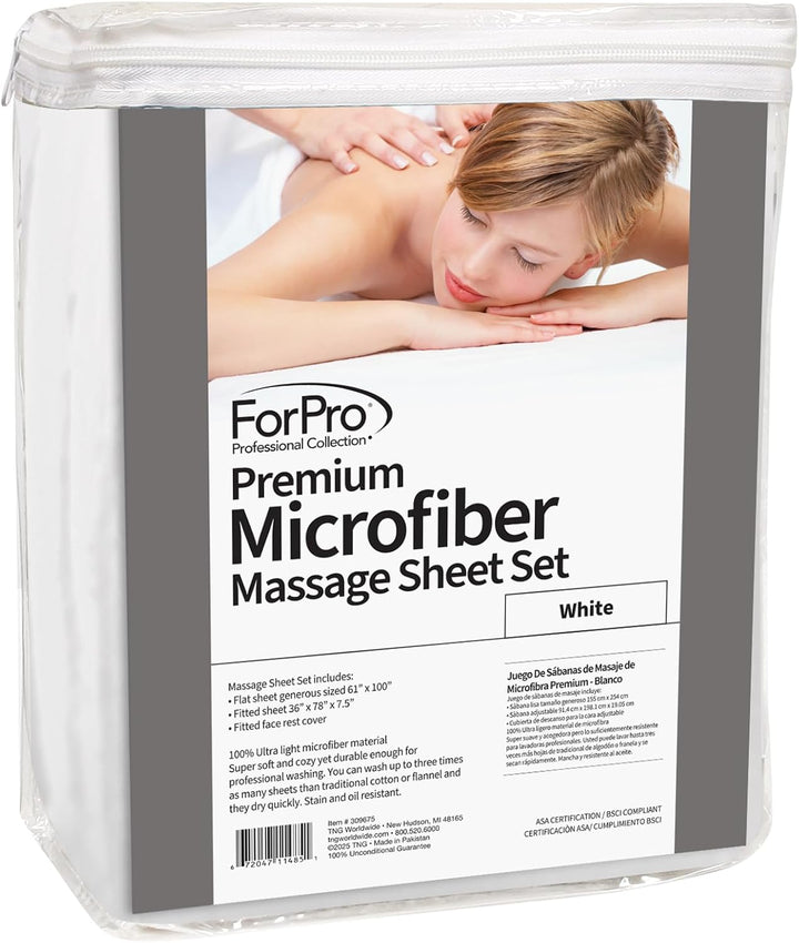 Juego de mantas de 3 piezas de microfibra ForPro premium, 309675, B...