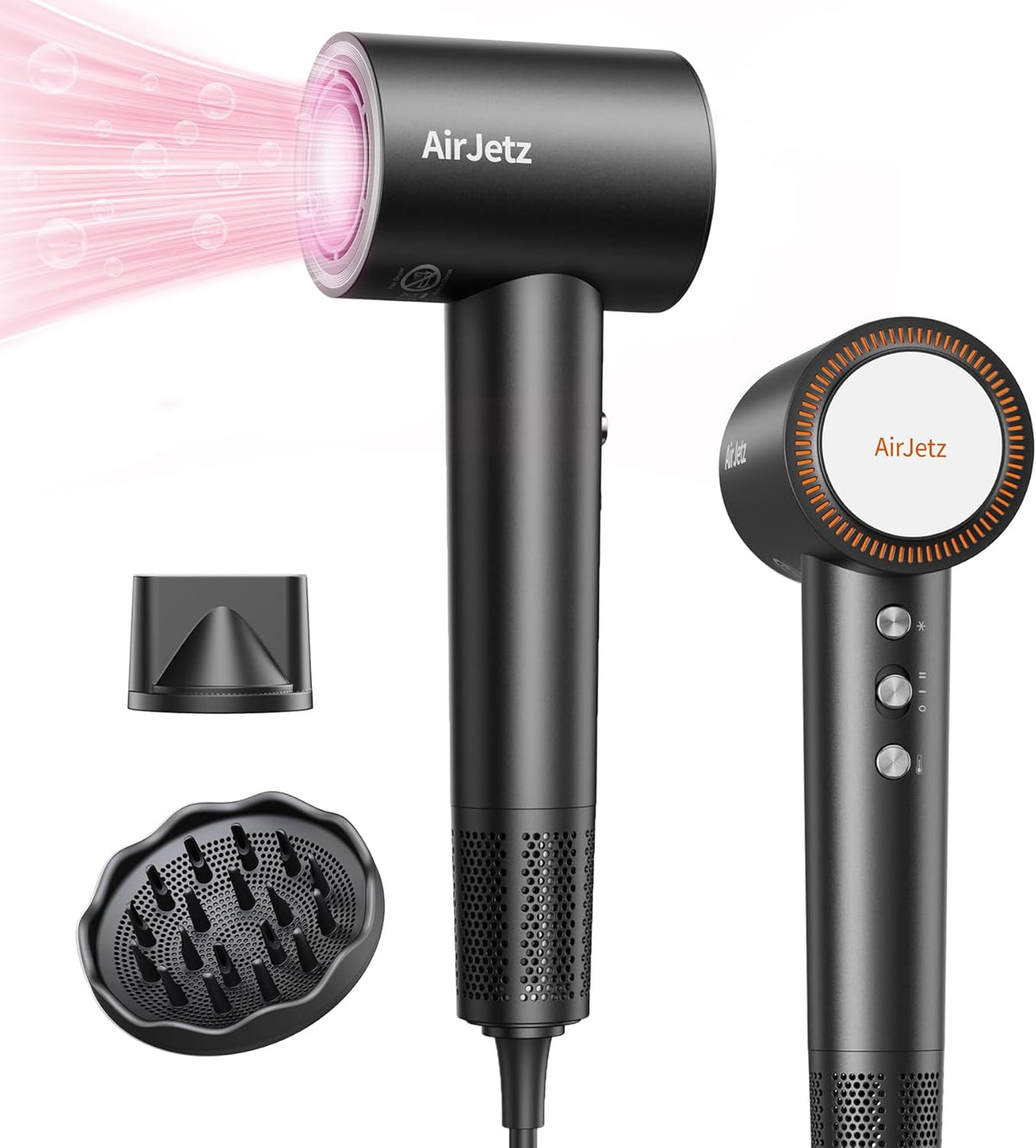 Secador de pelo, 160,000 rpm, secador iónico de alta velocidad para...