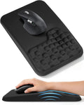 Alfombrilla ergonómica para mouse con reposamuñecas, cojín
