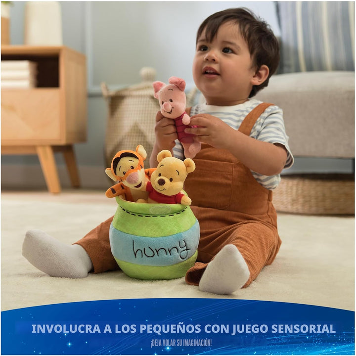 GUND Disney Winnie the Pooh Juego de peluches oficial con Pooh, Tig...