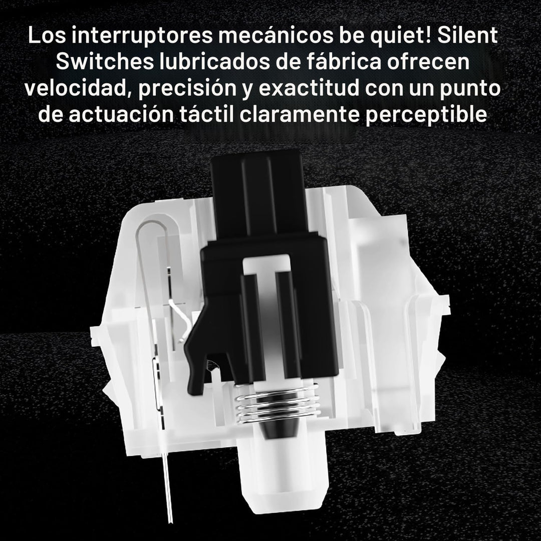 ¡tranquilizarse! Teclado mecanico Dark Mount | Táctil | Interruptor...