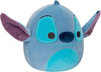 Peluche oficial Squishmallows Kellytoy 14" Stitch - Juguete de peluche ultrasuave de Disney