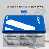 Acclamator SSD 512GB 2.5 pulgadas SSD interno SATA3 6Gb\/s unidad d...
