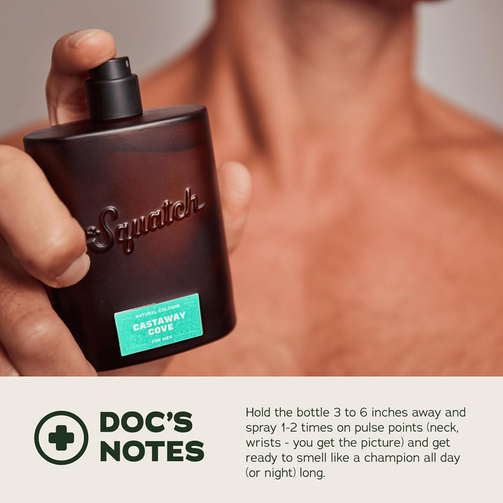 Dr. Squatch Colonia Natural para Hombre - Fragancia de Bergamota, L...