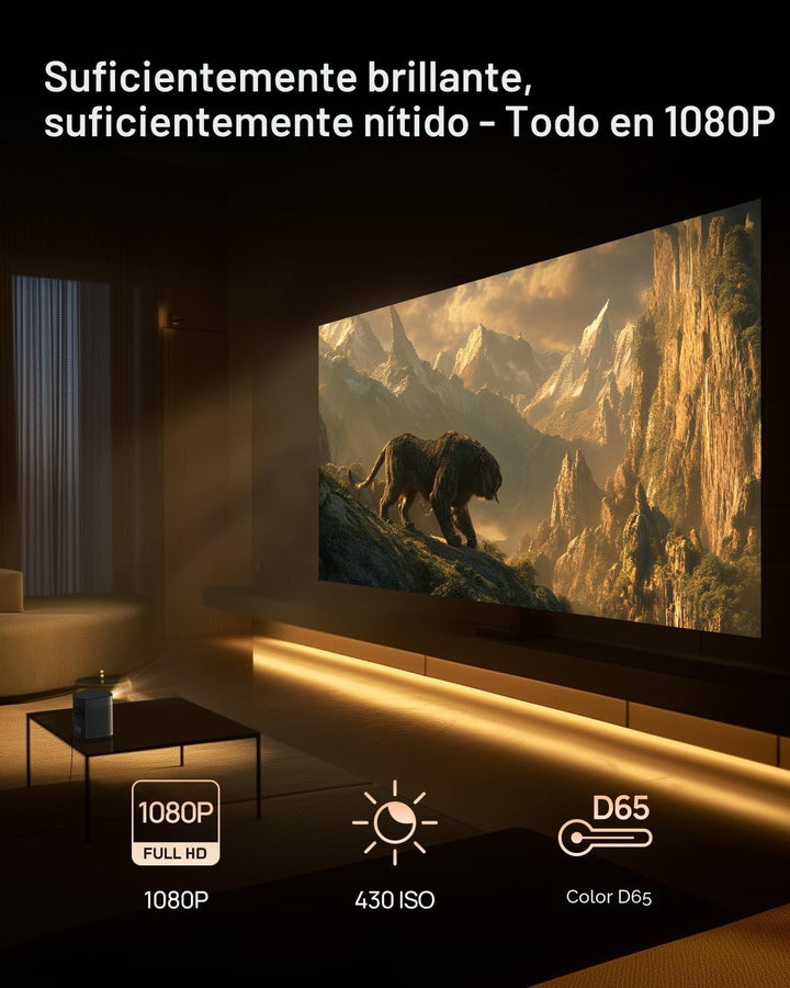 XGIMI Proyector portátil MoGo 2 Pro (nuevo) 1080P, Google TV con Ne...