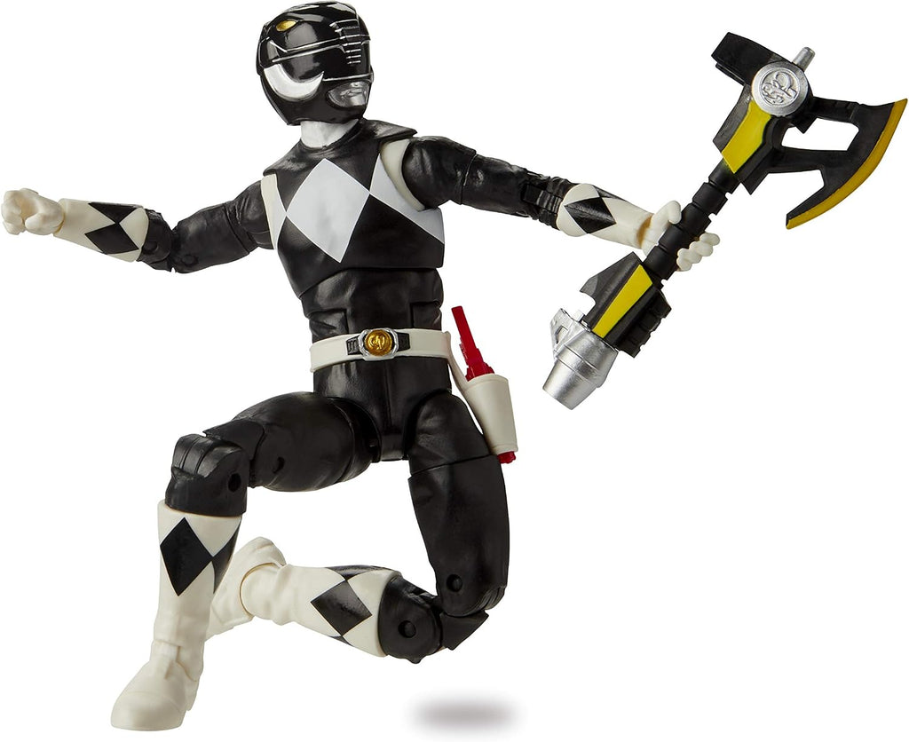 Power Rangers Lightning Collection Mighty Morphin negro Ranger - Figura de