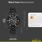Invicta Pro Diver - Reloj cronógrafo de cuarzo con correa de acero inoxidable, color plateado, modelo 26 0073