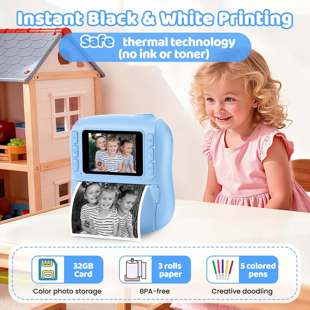 Cámara de impresión instantánea para niños, los mejores regalos de...