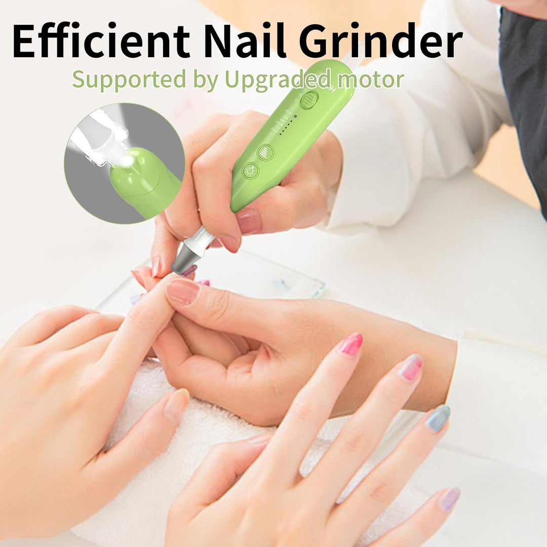 Kit profesional de manicura y pedicura, juego de limas eléctricas i...