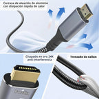 Cable USB C HDMI, 4K 60Hz trenzado tipo C, 6 pies