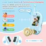 Walkie Talkies de video para niños paquete de 2 walkie