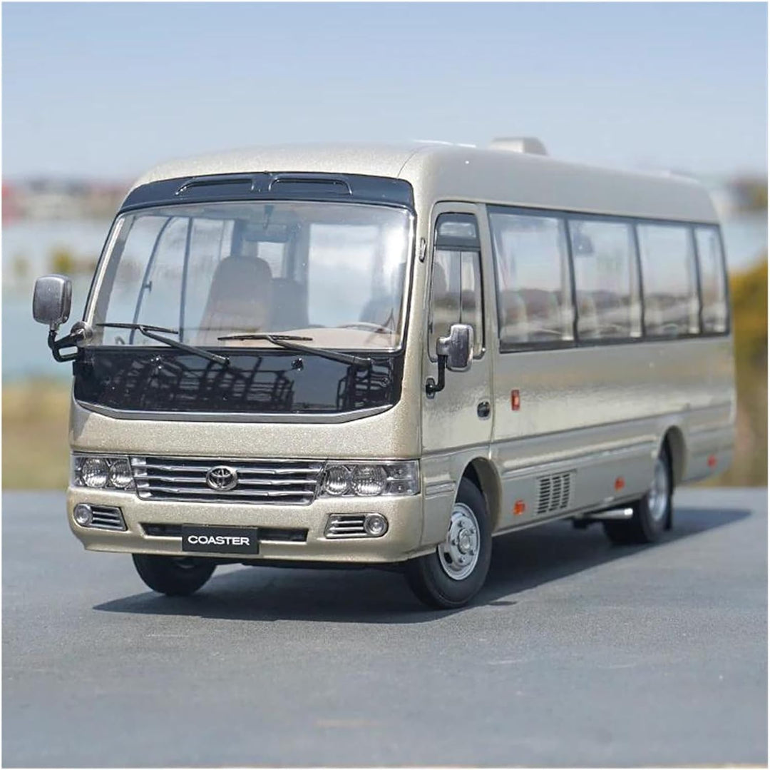 1 24 para Toyota Coaster Bus Aleación Modelo de coche