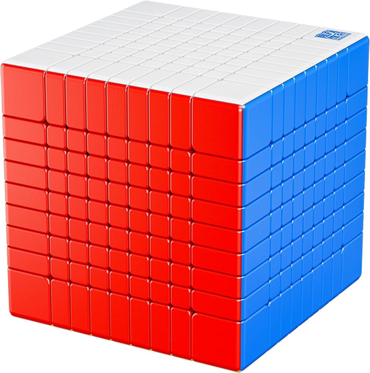 MoYu Cubo de velocidad de 9 x 9 no magnético, cubo grande Meilong V3 sin calcomanías de 2.579 in, cubo de rompecabezas profesional, ligero, capas antidesalineación, ajuste de tensión de bricolaje para