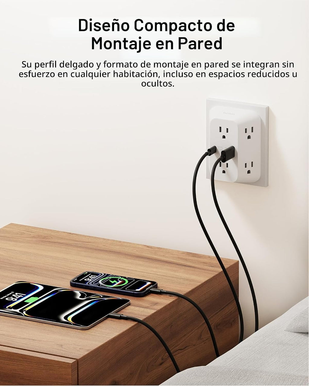 Belkin Regleta de protección contra sobretensiones de 6 tomas