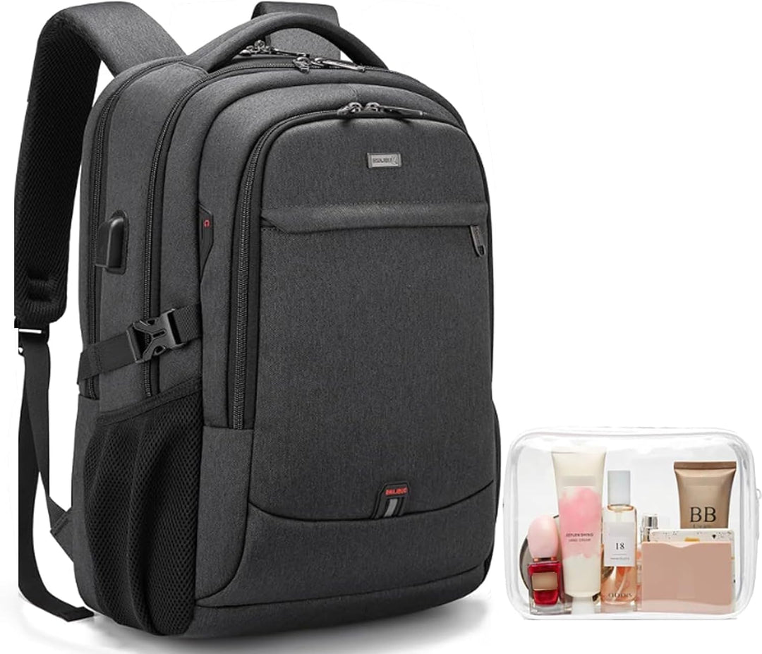 DUSLANG Mochila para portátil de 17 pulgadas para viajes, resistent...