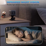 HSKAH Mini cámara WiFi HD 1080P inalámbrica Nanny Cam con visión no...