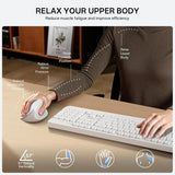 PHILIPS Ratón ergonómico - Ratón vertical con DPI ajustable de 800\...