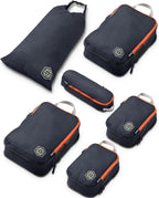 TRIPPED Travel Gear Paquete de 6 cubos de compresión para equipaje de mano