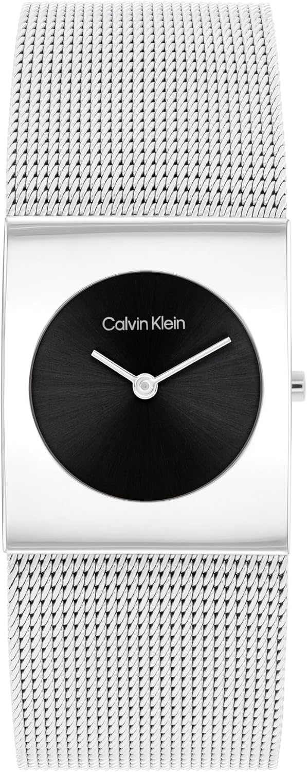Reloj Calvin Klein CK Pulse para mujer - 26 mm 2H cuarzo - Brazalete de malla de acero inoxidable - Resistencia al agua 30 metros - Estilo minimalista – Moda premium - Regalo para ella