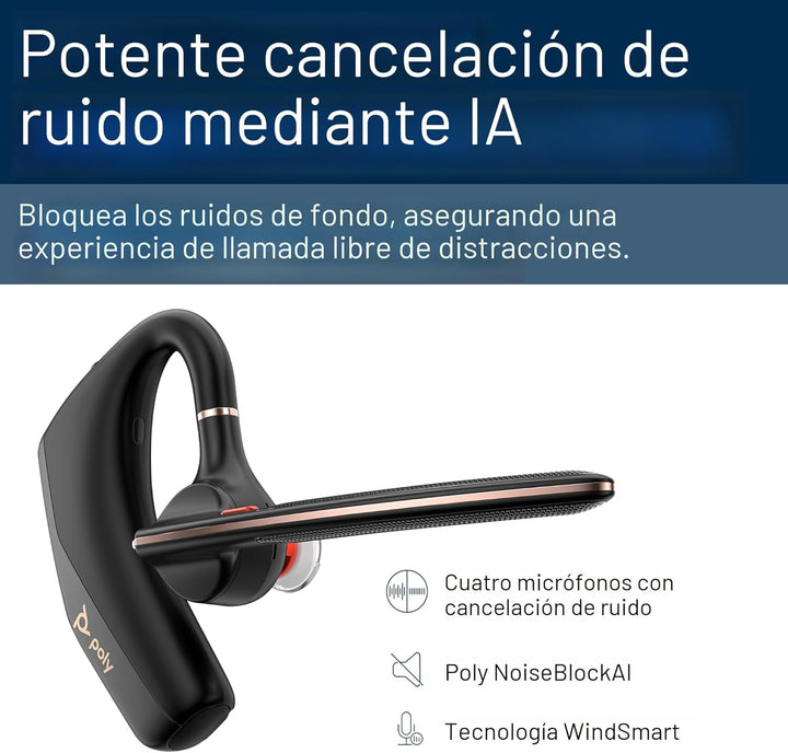 Poly Voyager Legend 50 - Auriculares Bluetooth - Auriculares inalám...