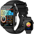 Smart Watch para Hombres y Mujeres, Pantalla HD de 1.96", Rastreador de Actividad, Monitor de Frecuencia Cardíaca 24/7 y Presión Arterial, Oxígeno en Sangre y Seguimiento del Sueño, Múltiples Modalidades Deportivas, Resistente al Agua IP68 para Android